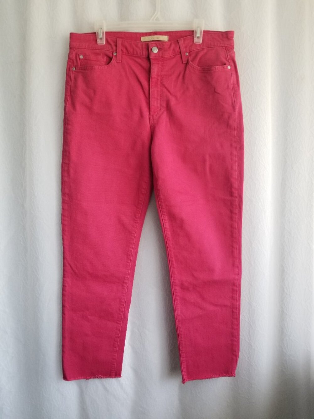 Joe's The Milla High Rise Straight Ankle Jeans Red 32